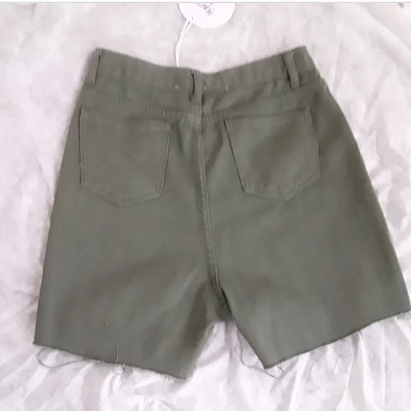 Princess Polly Abel High Waisted Denim Shorts NWT - Picture 7 of 7